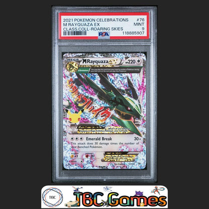 M Rayquaza EX Celebrations Classic Collection #76 PSA 9