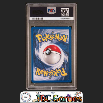 Giovanni's Machamp Gym Challenge #6 Holo PSA 9 Back