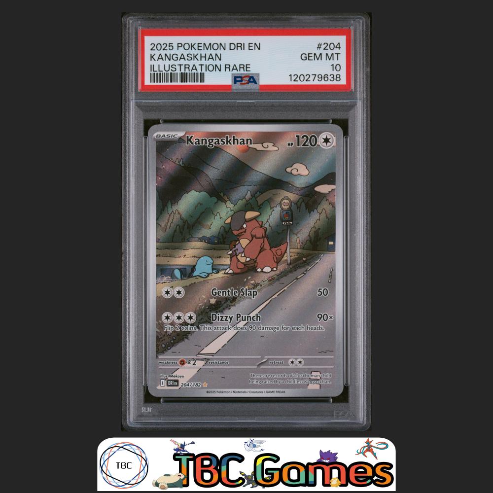 Kangaskhan Pokemon Destined Rivals #204 Illustration Rare PSA 10 Front