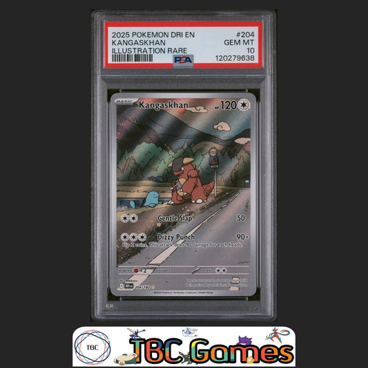 Kangaskhan Pokemon Destined Rivals #204 Illustration Rare PSA 10 Front