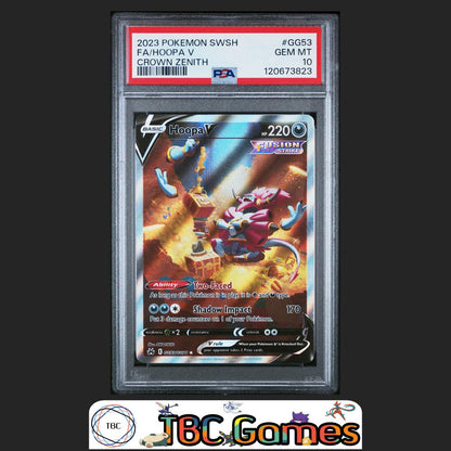 Hoopa V Crown Zenith #GG53 PSA 10 Front
