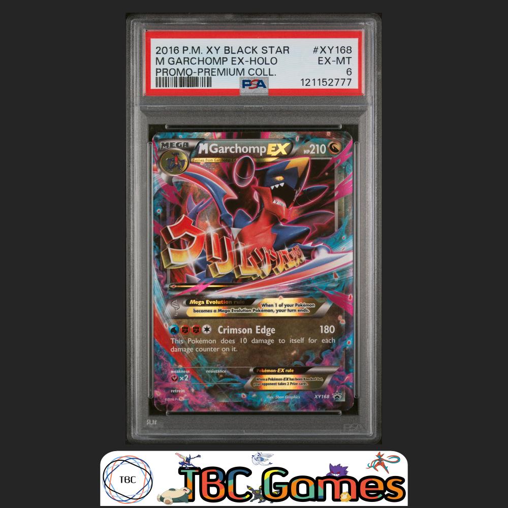 M Garchomp Ex Xy Black Star Promo #Xy168 Premium Collection PSA 6 Front