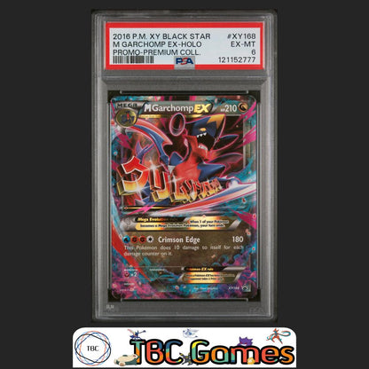 M Garchomp Ex Xy Black Star Promo #Xy168 Premium Collection PSA 6 Front