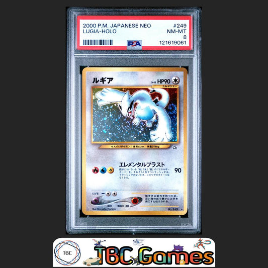Lugia Japanese Neo Genesis Holo #249 PSA 8 Front