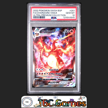 Charizard VMAX SWSH Black Star Promo #261 Ultra Premium Collection PSA 10 Front