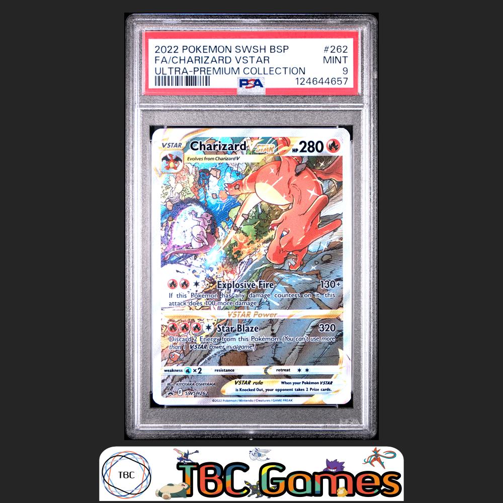 Charizard VSTAR SWSH Black Star Promo #262 Ultra Premium Collection PSA 9 Front