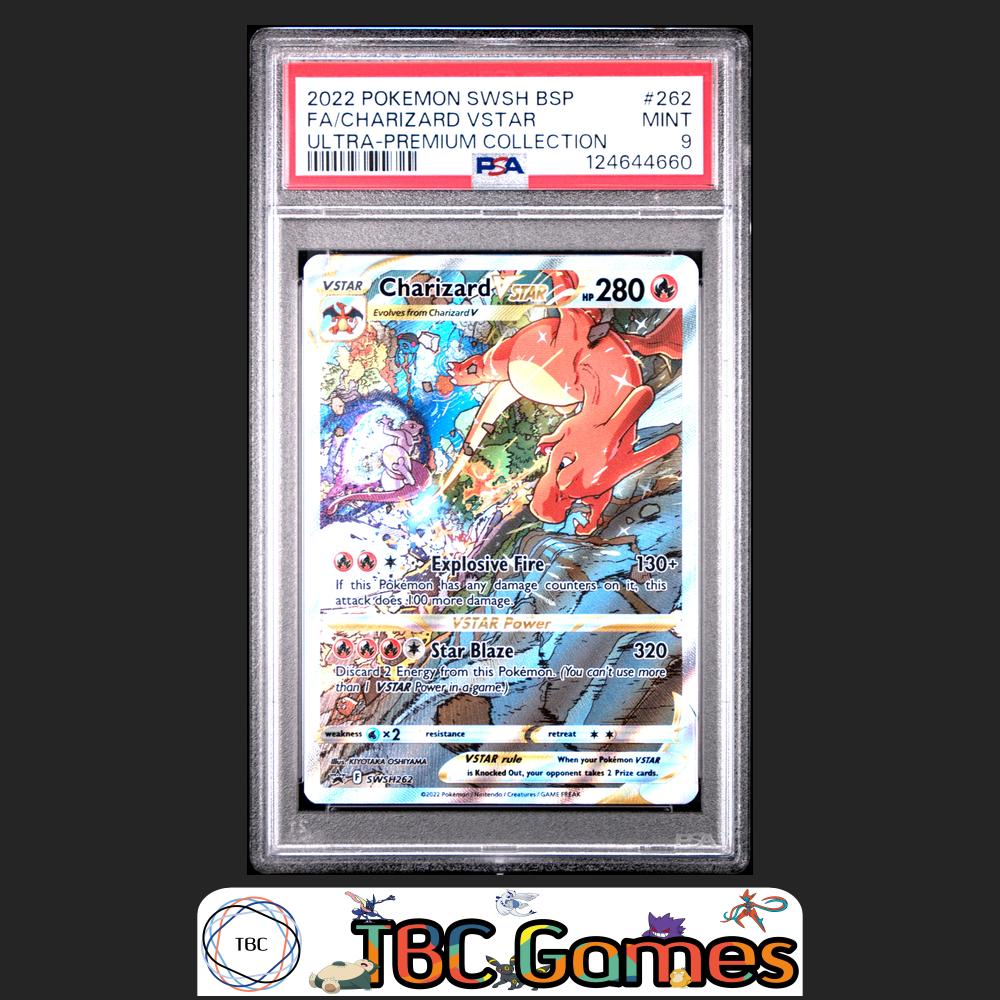Charizard VSTAR SWSH Black Star Promo #262 Ultra Premium Collection PSA 9 Front