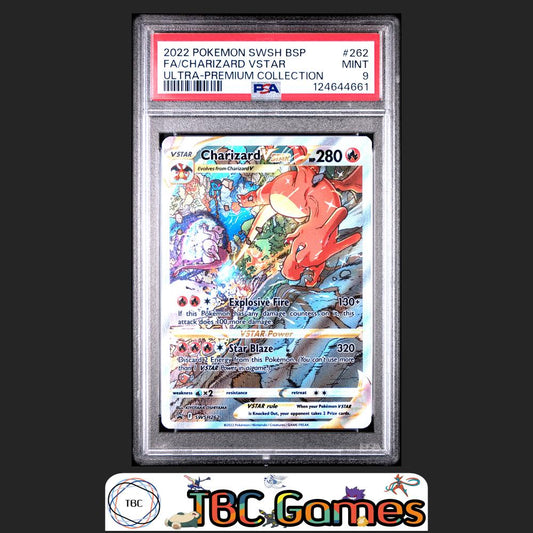 Charizard VSTAR SWSH Black Star Promo #262 Ultra Premium Collection PSA 9 Front
