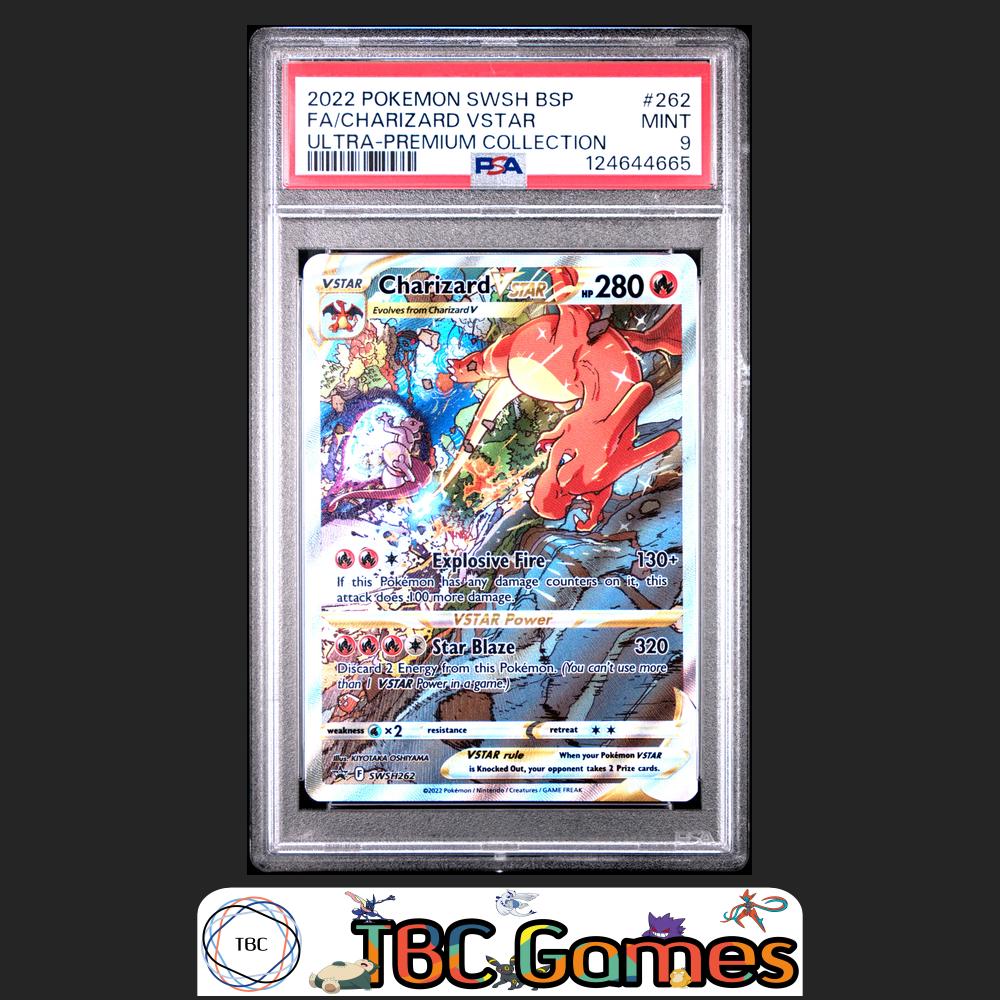 Charizard VSTAR SWSH Black Star Promo #262 Ultra Premium Collection PSA 9 Front