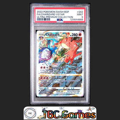 Charizard VSTAR SWSH Black Star Promo #262 Ultra Premium Collection PSA 9 Front