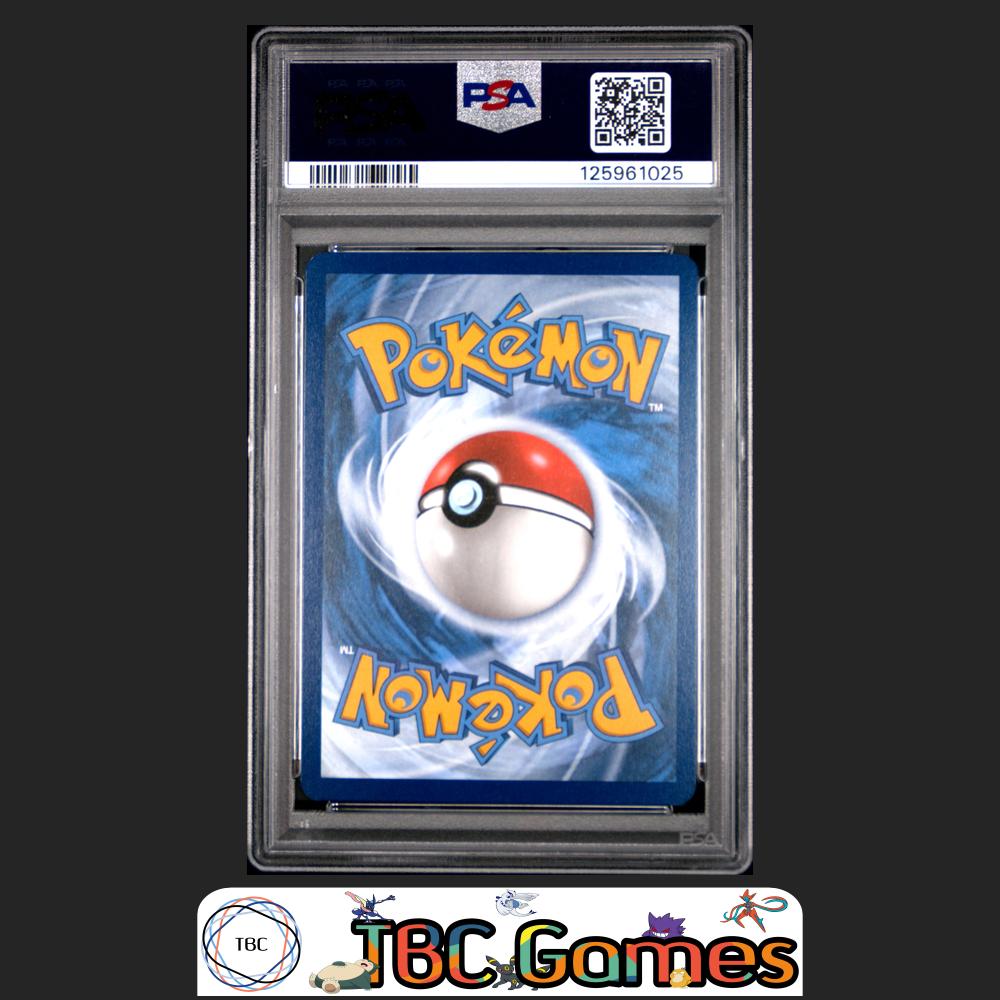 Eevee SVP #173 Prismatic Evolutions Pokemon Center ETB PSA 9 Back