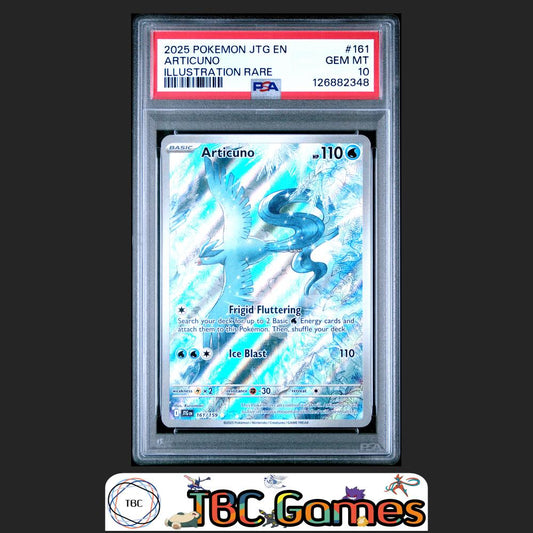 Articuno Journey Together #161 Illustration Rare PSA 10 Front