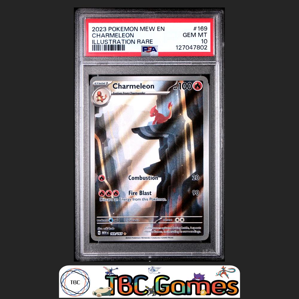 Charmeleon Pokemon 151 #169 Illustration Rare PSA 10 Front