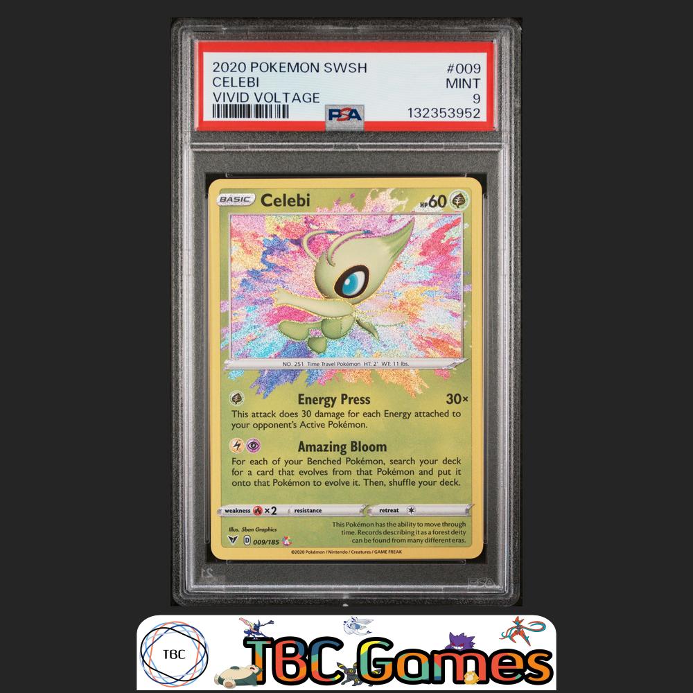 Celebi Amazing Rare Vivid Voltage #009 PSA 9 Front