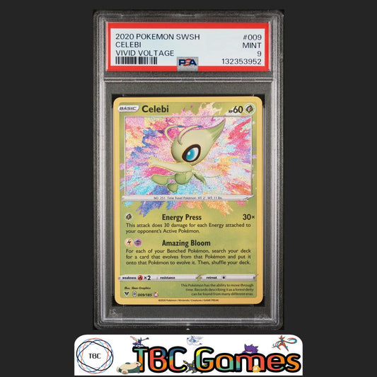 Celebi Amazing Rare Vivid Voltage #009 PSA 9 Front