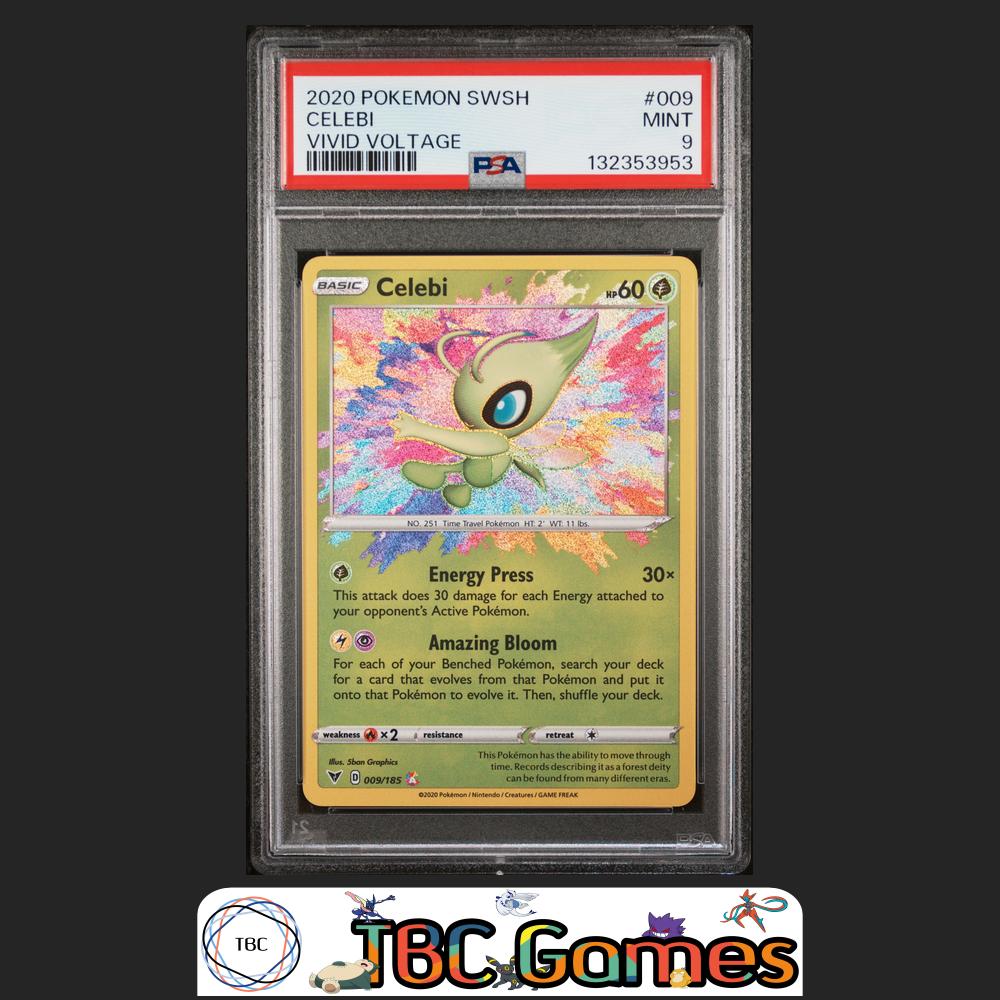 Celebi Amazing Rare Vivid Voltage #009 PSA 9 Front