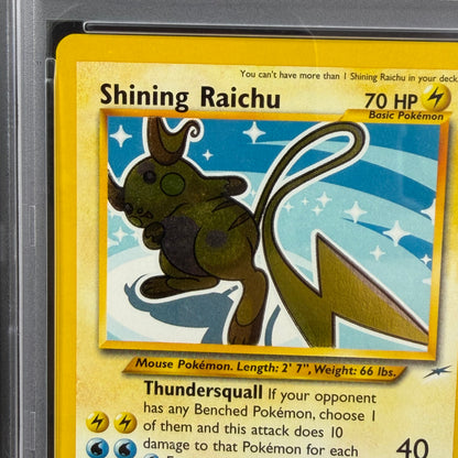 Shining Raichu Neo Destiny Unlimited #111 PSA 9 Back