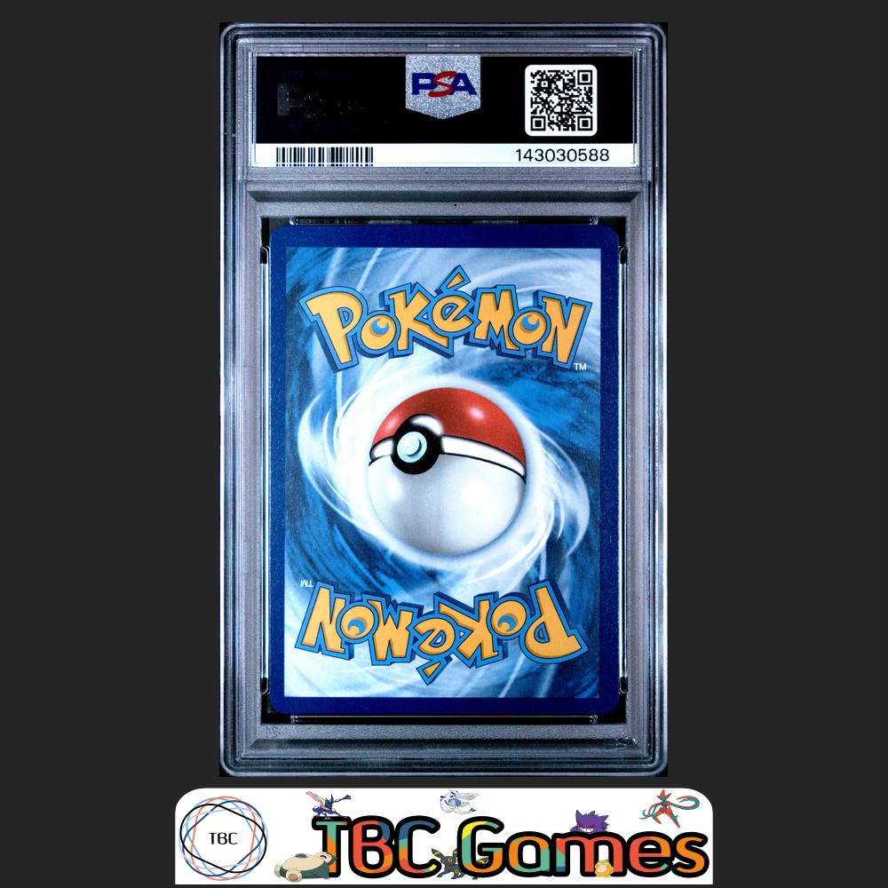 Flareon ex Pokemon Prismatic Evolutions #014 Surprise Box PSA 8 Back