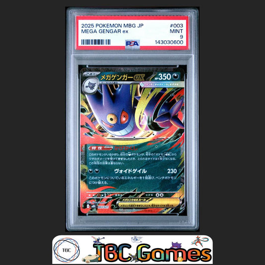 Mega Gengar Ex Pokemon Japanese Mbg Mega Starter Set #003 PSA 9 Front