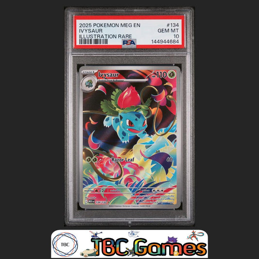 Ivysaur Pokemon Mega Evolution #134 Illustration Rare PSA 10 Front