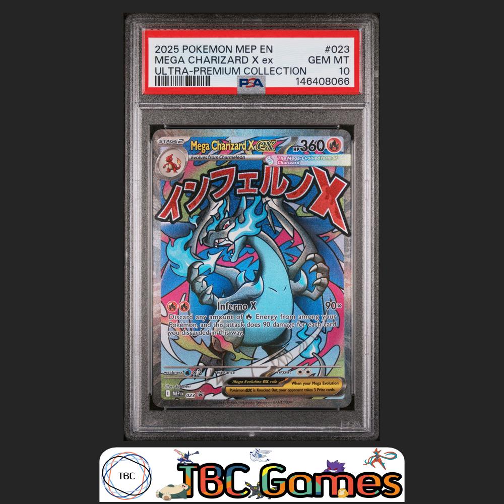 Mega Charizard X EX Ultra Premium Collection MEP 023 PSA 10 Front