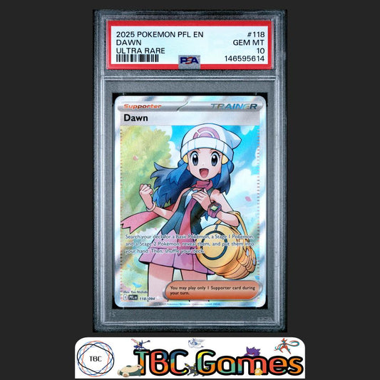 Dawn Pokemon Phantasmal Flames #118 Ultra Rare PSA 10 Front
