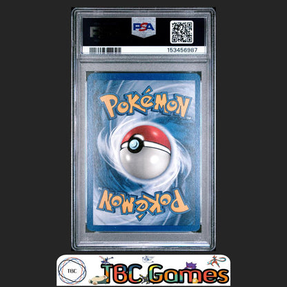 Mew Black Star Promo #9 Holo Pokemon League PSA 7 SWIRL Back