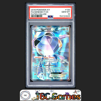 Genesect EX Pokemon Fates Collide #120 PSA 10 Front
