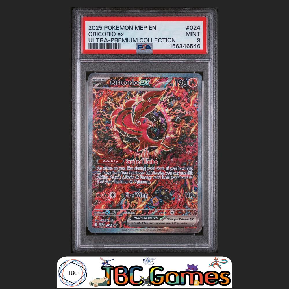 Oricorio Ex Me Black Star Promo #024 Ultra Premium Collection PSA 9 Front