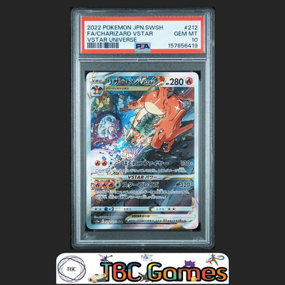 Charizard VSTAR Universe s12a Pokemon Japanese #212 PSA 10 Front