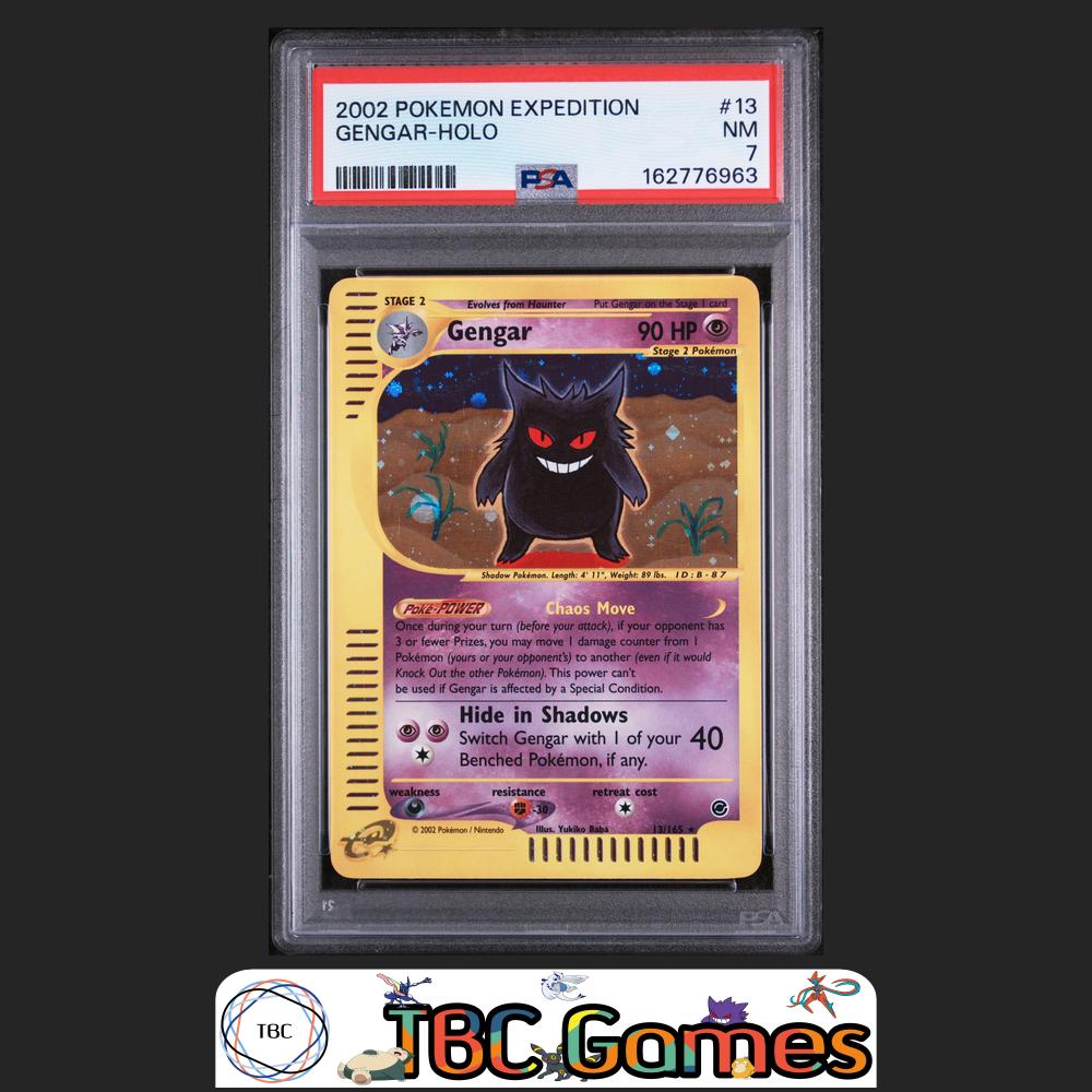 Gengar Holo Expedition #13 PSA 7 Front