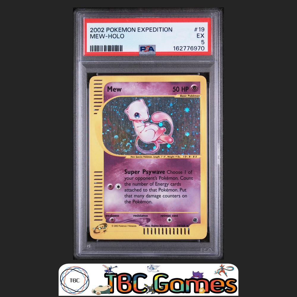 Mew Holo Expedition #19 PSA 5 Front