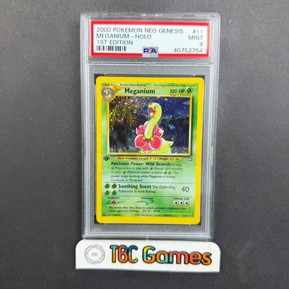 Meganium Neo Genesis 1st Edition Holo PSA 9