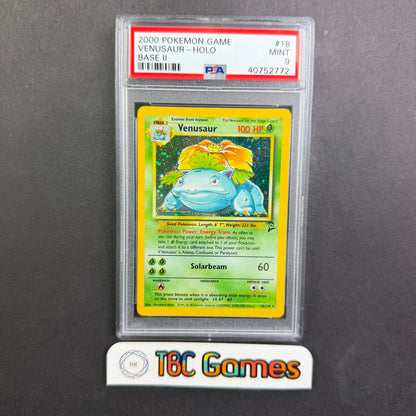 Venusaur Base Set 2 Holo PSA 9