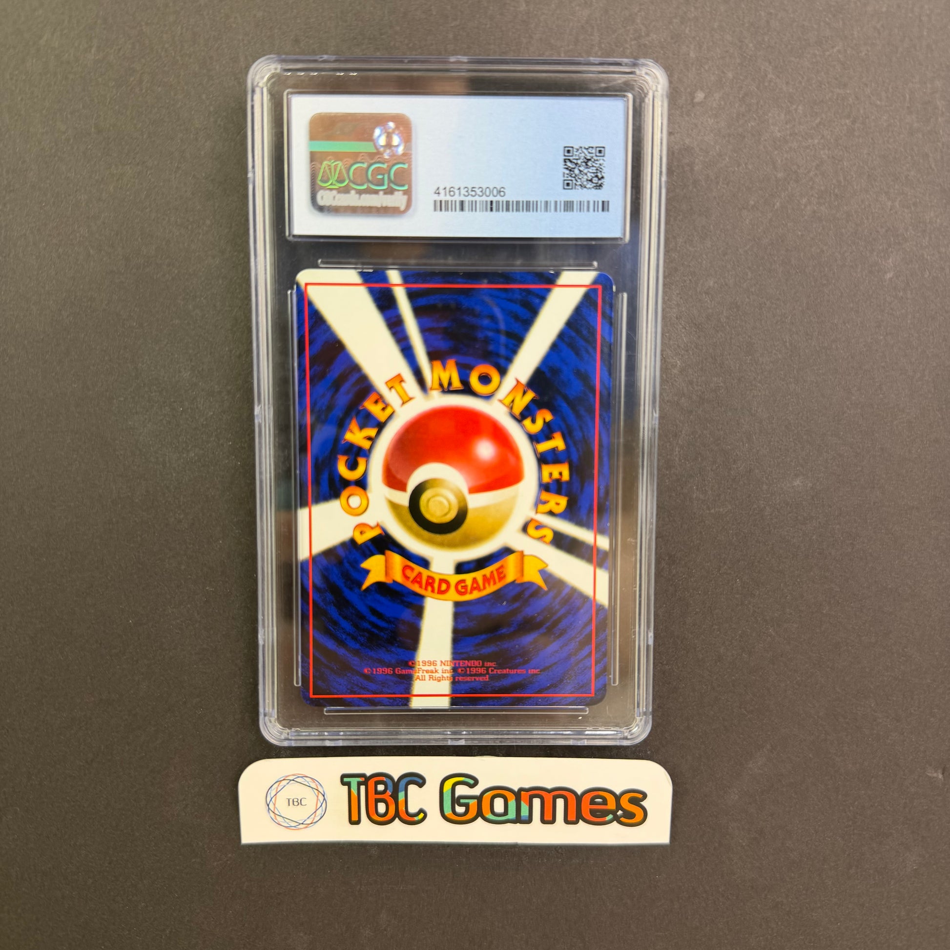 Snorlax Vending Series 1 Illustration Japanese CGC 8 Back