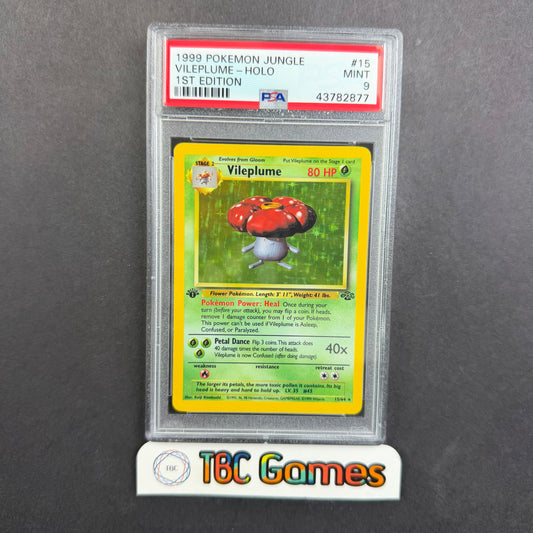 Vileplume Jungle 1st Edition Holo PSA 9