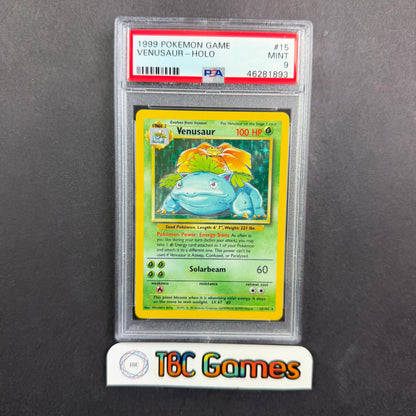 Venusaur Base Set Unlimited Holo PSA 9