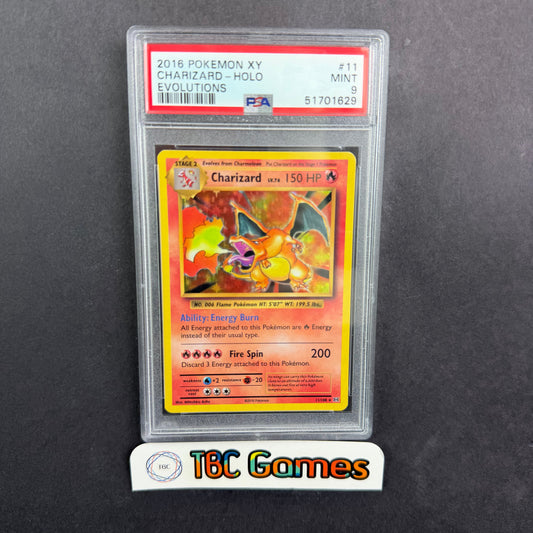 Charizard XY Evolutions Holo #11 PSA 9 Front