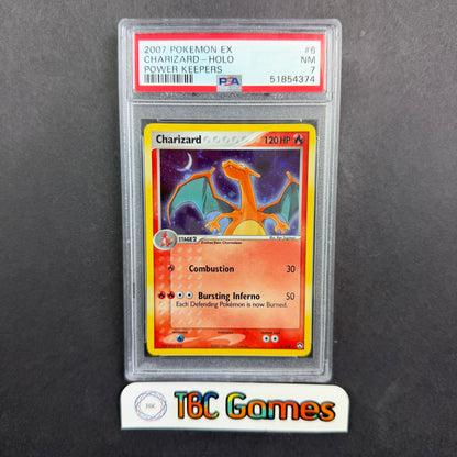 Charizard Power Keepers Holo #6 PSA 7