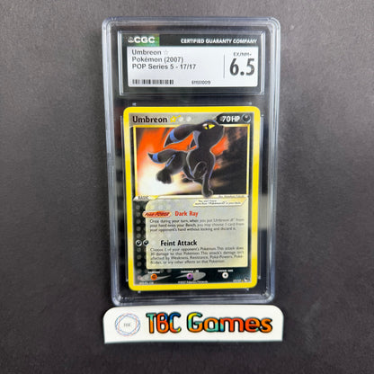 Umbreon Gold Star Pop Series 5 CGC 6.5 – TBC Games