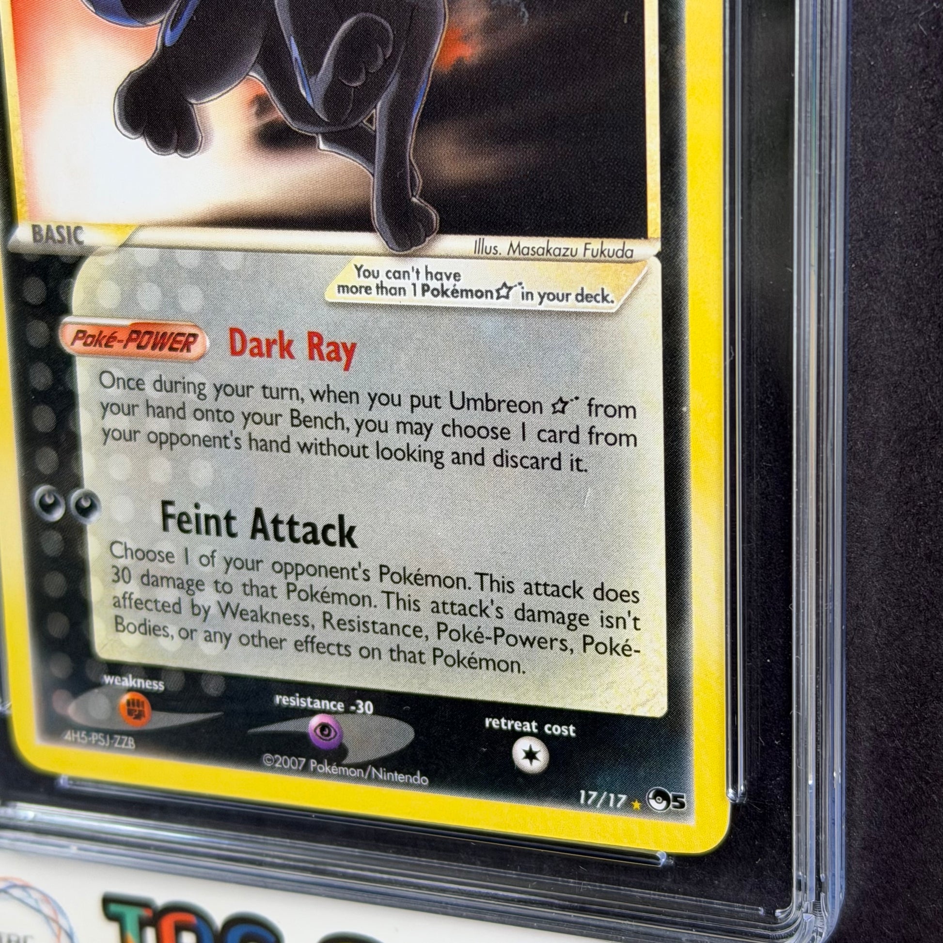 Umbreon Gold Star Pop Series 5 CGC 6.5 – TBC Games