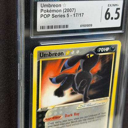Umbreon Gold Star Pop Series 5 #17 CGC 6.5