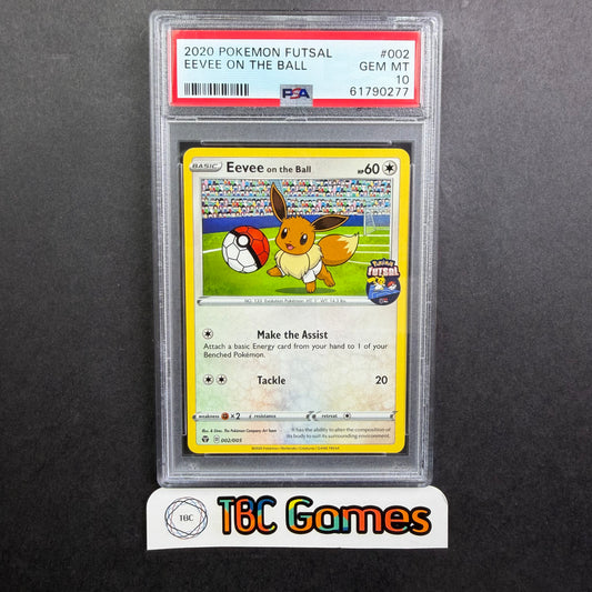 Eevee On The Ball Futsal #002 PSA 10