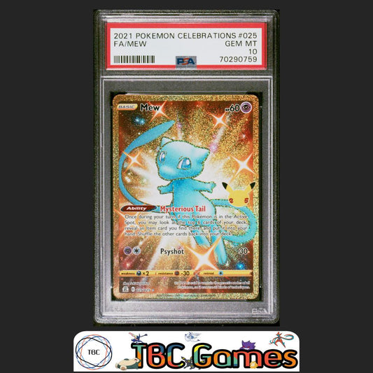 Mew Celebrations #025 PSA 10 Front