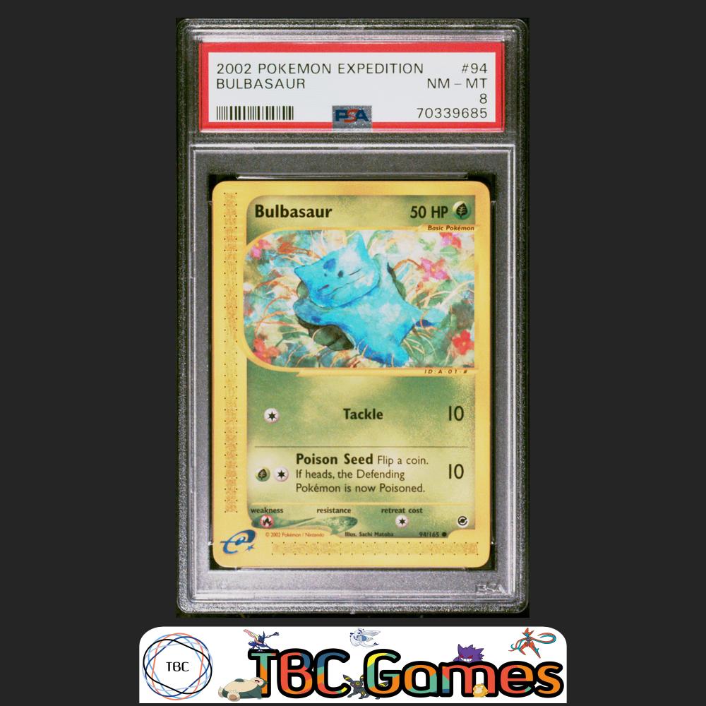 Bulbasaur Pokemon Expedition #94 PSA 8 Front