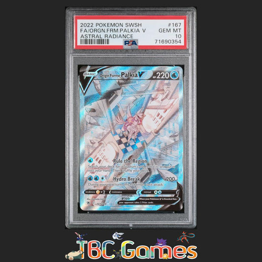 Origin Forme Palkia V Astral Radiance Alt Art #167 PSA 10