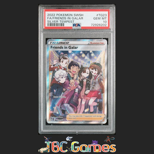 Friends In Galar Silver Tempest #TG23 PSA 10
