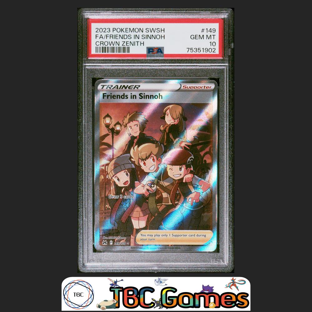 Friends in Sinnoh Crown Zenith #149 PSA 10 Front