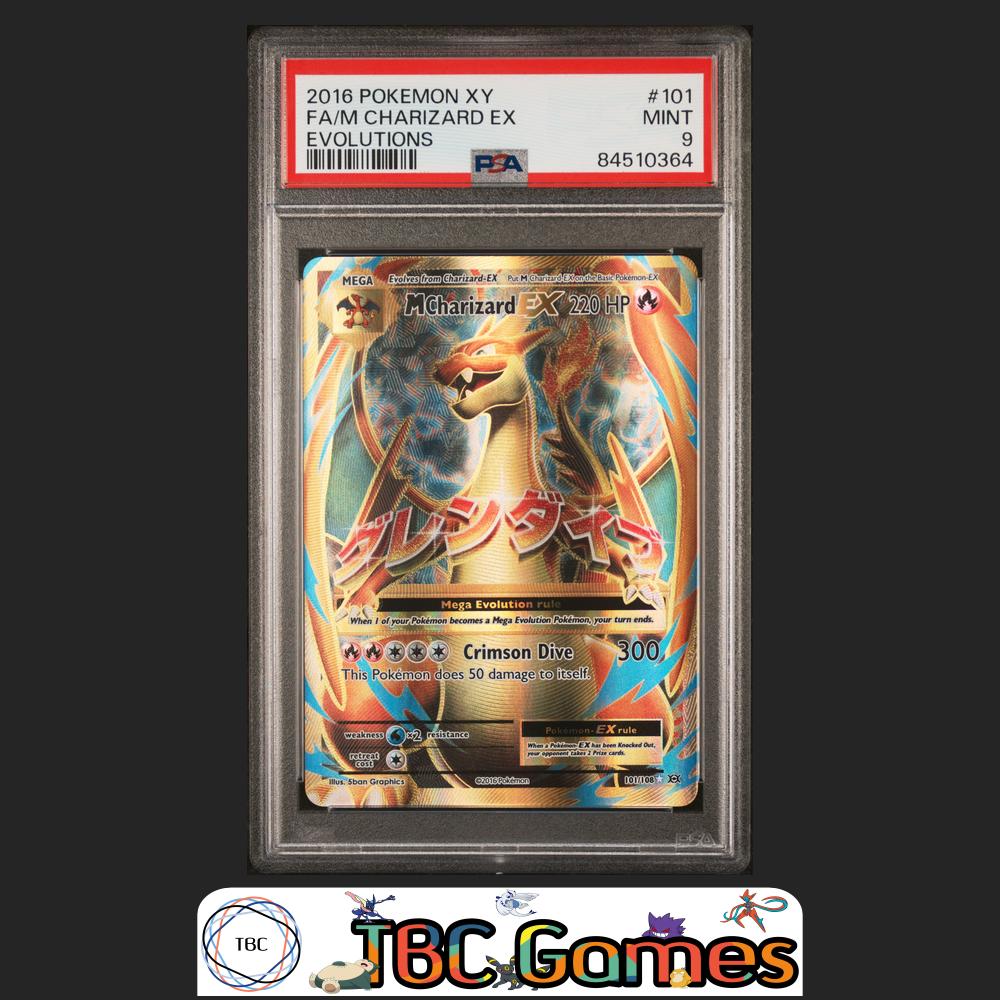 M Charizard EX XY Evolutions #101 PSA 9