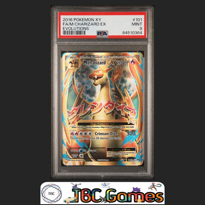 M Charizard EX XY Evolutions #101 PSA 9